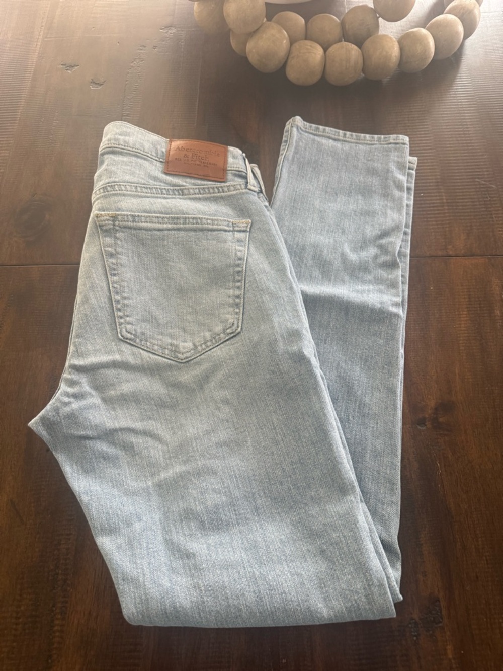 Abercrombie & Fitch Light Blue Mens skinny stretch jeans~Size 32x31